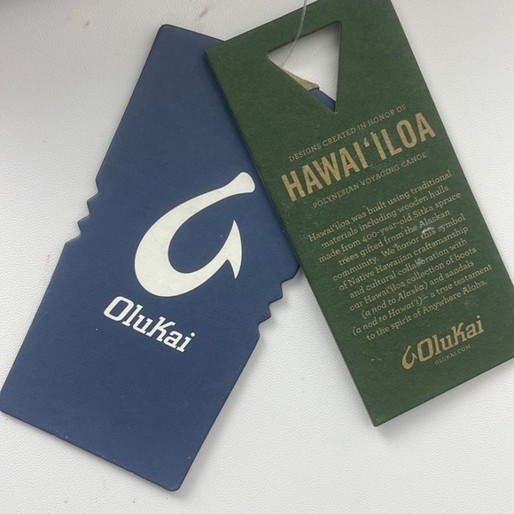 NEW Olukai Hawai'iloa Manu Hope Sneaker Boot Nubuck Leather Women Size 6 - Picture 11 of 16